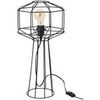 Lampes &agrave; poser Jolipa Lampe de M&eacute;tal Noir 51 cm Noir Unique. . Maison & D&eacute;co > Lampes &agrave; poser.
