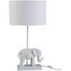 Lampes &agrave; poser Jolipa Lampe El&eacute;phant avec abat-jour Blanc Unique. . Maison & D&eacute;co > Lampes &agrave; poser.