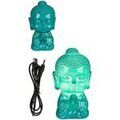 Luminaire sur Grenoble : Lampes &agrave; poser Out Of The Blue Lampe 8 LED USB bouddha Bleu 13 cm Bleu Unique. . Maison & D&eacute;co > Lampes &agrave; poser.