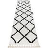 Tapis Rugsx Le tapis, le tapis de couloir BERBERE 70x200 cm Blanc 70x200 cm. . Maison & D&eacute;co > Tapis.