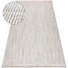 Tapis Rugsx Tapis NANO EO78B Melange, boucl&eacute;, tiss&eacute; plat 140x190 cm Blanc 140x190 cm. . Maison & D&eacute;co > Tapis.