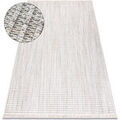 Tapis Rugsx Tapis NANO FH72A Melange, boucl&eacute;, tiss&eacute; plat 140x190 cm Gris 140x190 cm. . Maison & D&eacute;co > Tapis.