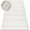 Tapis Rugsx Tapis NANO FH69A Diamants, boucl&eacute;, tiss&eacute; plat 240x330 cm Blanc 240x330 cm. . Maison & D&eacute;co > Tapis.