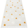 Tapis Rugsx Tapis YOYO GD75 blanc / orange - 160x220 cm Blanc 160x220 cm. . Maison & D&eacute;co > Tapis.