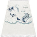 Tapis Rugsx Tapis YOYO GD49 blanc / gris - 80x150 cm Blanc 80x150 cm. . Maison & D&eacute;co > Tapis.