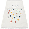 Tapis Rugsx Tapis YOYO GD63 blanc / bleu fonc&eacute; 140x190 cm Blanc 140x190 cm. . Maison & D&eacute;co > Tapis.