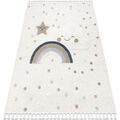 Tapis Rugsx Tapis YOYO EY78 blanc / beige - 80x150 cm Blanc 80x150 cm. . Maison & D&eacute;co > Tapis. Grenoble