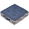 Coussins Stof Epais coussin de sol en coton Helga Bleu Unique. . Maison & D&eacute;co > Coussins.