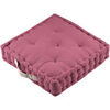 Coussins Stof Epais coussin de sol en coton uni rose Rose Unique. . Maison & D&eacute;co > Coussins.