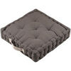 Coussins Stof Epais coussin de sol en coton uni taupe Marron Unique. . Maison & D&eacute;co > Coussins.