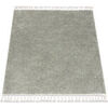 Tapis Rugsx Tapis BERBER carr&eacute; 9000 vert Franges berb&egrave;re 160x160 cm Vert 160x160 cm. . Maison & D&eacute;co > Tapis.
