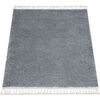 Tapis Rugsx Tapis BERBER carr&eacute; 9000 gris Franges berb&egrave;re 160x160 cm Gris 160x160 cm. . Maison & D&eacute;co > Tapis.