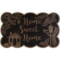 Tapis Unimasa Paillasson home sweet home en Gomme noir et cuivre - 75 x 45 cm Noir Unique. . Maison & D&eacute;co > Tapis. Grenoble