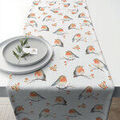 Serviettes de table Nappes, Sets de table Ambiente Chemin de table en coton Robin family 40 x 150 cm Grenoble