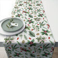 Serviettes de table Nappes, Sets de table Ambiente Chemin de table en coton Verdure d'hiver 40 x 150 cm Grenoble