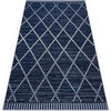 Tapis Rugsx Tapis EN CORDE SIZAL COLOR 47268/309 Losanges 60x110 cm Bleu 60x110 cm. . Maison & D&eacute;co > Tapis.