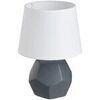 Lampes &agrave; poser Unimasa Lampe en c&eacute;ramique grise 26 cm Gris Unique. . Maison & D&eacute;co > Lampes &agrave; poser.