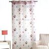 Rideaux, stores Cti Un panneau de voilage &agrave; oeillets Belle la Coccinelle Blanc 140x240 cm. . Maison & D&eacute;co > Rideaux, stores.
