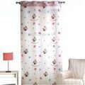 Linge de maison sur Grenoble : Rideaux, stores Cti Un panneau de voilage &agrave; oeillets Belle la Coccinelle Blanc 140x240 cm. . Maison & D&eacute;co > Rideaux, stores.