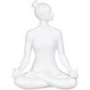 Statuettes et figurines Ixia Statuette Yogini en position du Lotus 23 cm Blanc Unique. . Maison & D&eacute;co > Statuettes et figurines.
