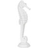 Statuettes et figurines Ixia Statue hippocampe en r&eacute;sine blanche 45 cm Blanc Unique. . Maison & D&eacute;co > Statuettes et figurines.