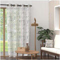 Linge de maison sur Grenoble : Voilages Soleil D'Ocre Ambre Vert 140x240 cm. . Maison & D&eacute;co> Voilages.