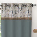Linge de maison sur Grenoble : Rideaux, stores Soleil D'Ocre Ambre Vert 140x240 cm. . Maison & D&eacute;co > Rideaux, stores.
