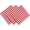 Serviettes de table Soleil D'Ocre VICHY Rouge 45x45 cm. . Maison & D&eacute;co> Serviettes de table.