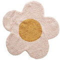 D&eacute;coration sur Grenoble : Tapis Future Home Tapis marguerite enfant en coton tuft&eacute; Rose 80x80 cm. . Maison & D&eacute;co > Tapis.