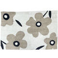 D&eacute;coration sur Grenoble : Tapis Future Home Tapis d&eacute;co floral en coton tuft&eacute; Beige 120x170 cm. . Maison & D&eacute;co > Tapis.