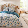 Parures de lit Future Home Parure de lit 2 personnes en coton 57 fils imprim&eacute; bleu Bleu 240x220 cm. . Maison > Parures de lit.