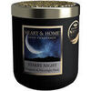 Bougies, diffuseurs Heart And Home Bougie &agrave; la cire de soja Nuit &Eacute;toil&eacute;e - Noir Unique. . Maison & D&eacute;co > Bougies, diffuseurs.