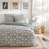 Parures de lit Future Home Parure de lit 2 personnes floral et pois en coton