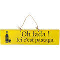 Tableaux, toiles Qualiart Plaque decorative en bois - Oh fada