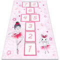 Tapis Rugsx Tapis lavable JUNIOR 51828.802 marelle, ballerine 140x190 cm Rose 140x190 cm. . Maison & D&eacute;co > Tapis. Grenoble