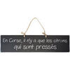 Tableaux, toiles Qualiart Plaque d&eacute;corative en bois En Corse... Noir Unique. . Maison > Tableaux, toiles.