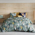 Linge de maison sur Grenoble : Parures de lit Doumie Parure de lit Cottey Vert 260 x 240 cm