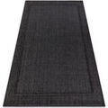 Tapis Rugsx Tapis TIMO 5979 SIZAL ext&eacute;rieur cadre noir 180x270 cm Noir 180x270 cm. . Maison & D&eacute;co > Tapis.