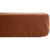 Draps housse Vent Du Sud Drap housse Terre cuite en percale de coton 80 fils 90 cm