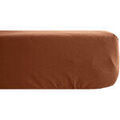 Linge de maison sur Grenoble : Draps housse Vent Du Sud Drap housse Terre cuite en percale de coton 80 fils 90 cm