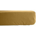 Linge de maison sur Grenoble : Draps housse Vent Du Sud Drap housse vieil or en percale de coton 80 fils 90 cm