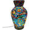 Lampes &agrave; poser Signes Grimalt Lampe &Agrave; Vase Mosa&iuml;que Multicolore Unique. . Maison & D&eacute;co > Lampes &agrave; poser.