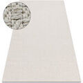 Tapis Rugsx Tapis ORIGI 3661 cr&egrave;me - ficelle SISAL 155x220 cm Beige 155x220 cm. . Maison & D&eacute;co > Tapis. Grenoble
