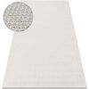 Tapis Rugsx Tapis ORIGI 3737 cr&egrave;me - Cadre ficelle 155x220 cm Beige 155x220 cm. . Maison & D&eacute;co > Tapis.