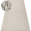 Tapis Rugsx Tapis ORIGI 3555 cr&egrave;me - ficelle SISAL 155x220 cm Beige 155x220 cm. . Maison & D&eacute;co > Tapis.