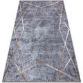 D&eacute;coration sur Grenoble : Tapis Rugsx Tapis lavable MIRO 51233.809 G&eacute;om&eacute;trique antid&eacute; 200x290 cm Gris 200x290 cm. . Maison & D&eacute;co > Tapis.