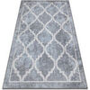 Tapis Rugsx Tapis lavable MIRO 51639.805 Treillis antid&eacute;rapan 200x290 cm Gris 200x290 cm. . Maison & D&eacute;co > Tapis.