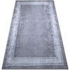 Tapis Rugsx Tapis lavable MIRO 51317.807 Cadre, grec antid&eacute;ra 200x290 cm Gris 200x290 cm. . Maison & D&eacute;co > Tapis.
