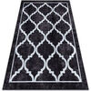 Tapis Rugsx Tapis lavable MIRO 51639.806 Treillis antid&eacute;rapan 120x170 cm Noir 120x170 cm. . Maison & D&eacute;co > Tapis.