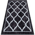 D&eacute;coration sur Grenoble : Tapis Rugsx Tapis lavable MIRO 51639.806 Treillis antid&eacute;rapan 160x220 cm Noir 160x220 cm. . Maison & D&eacute;co > Tapis.